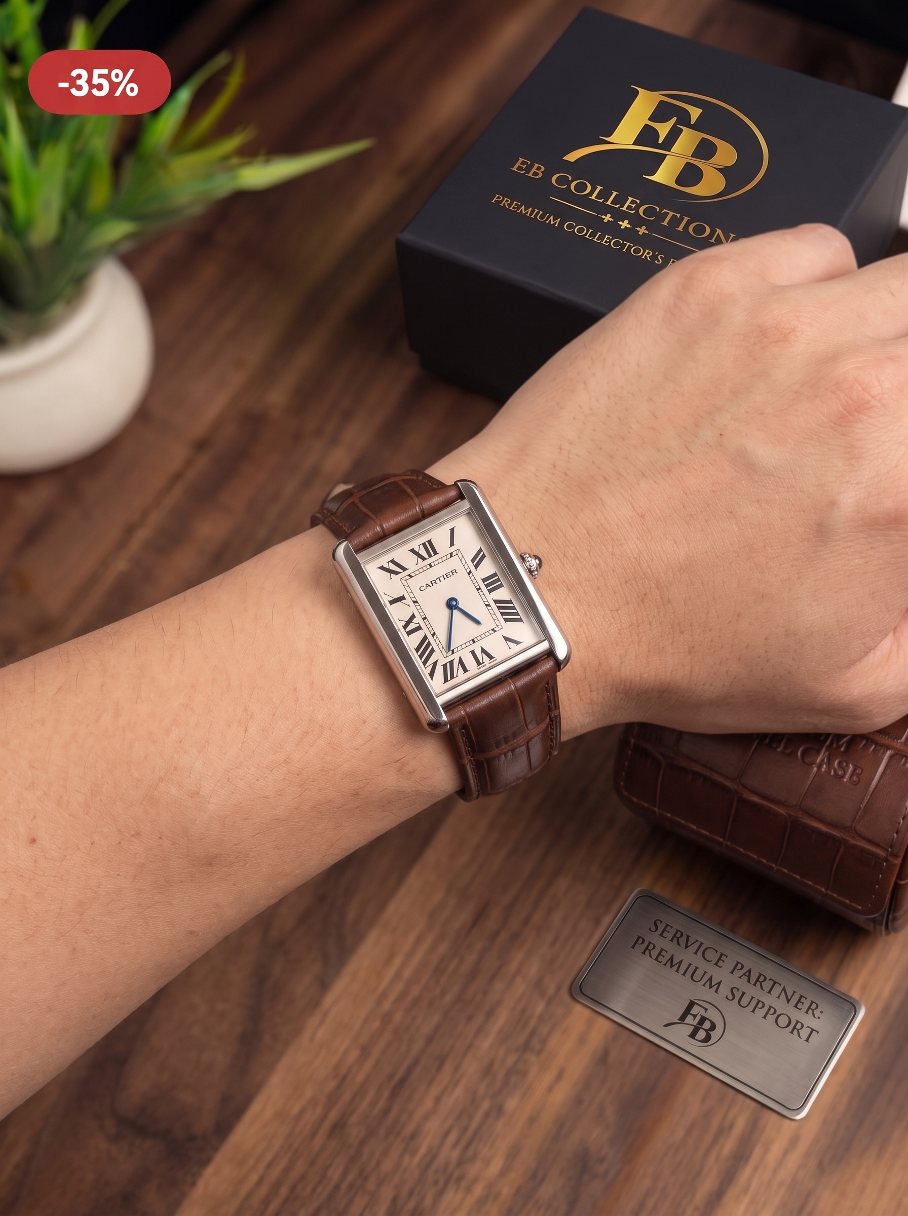 Cartier Tank Watch view 3