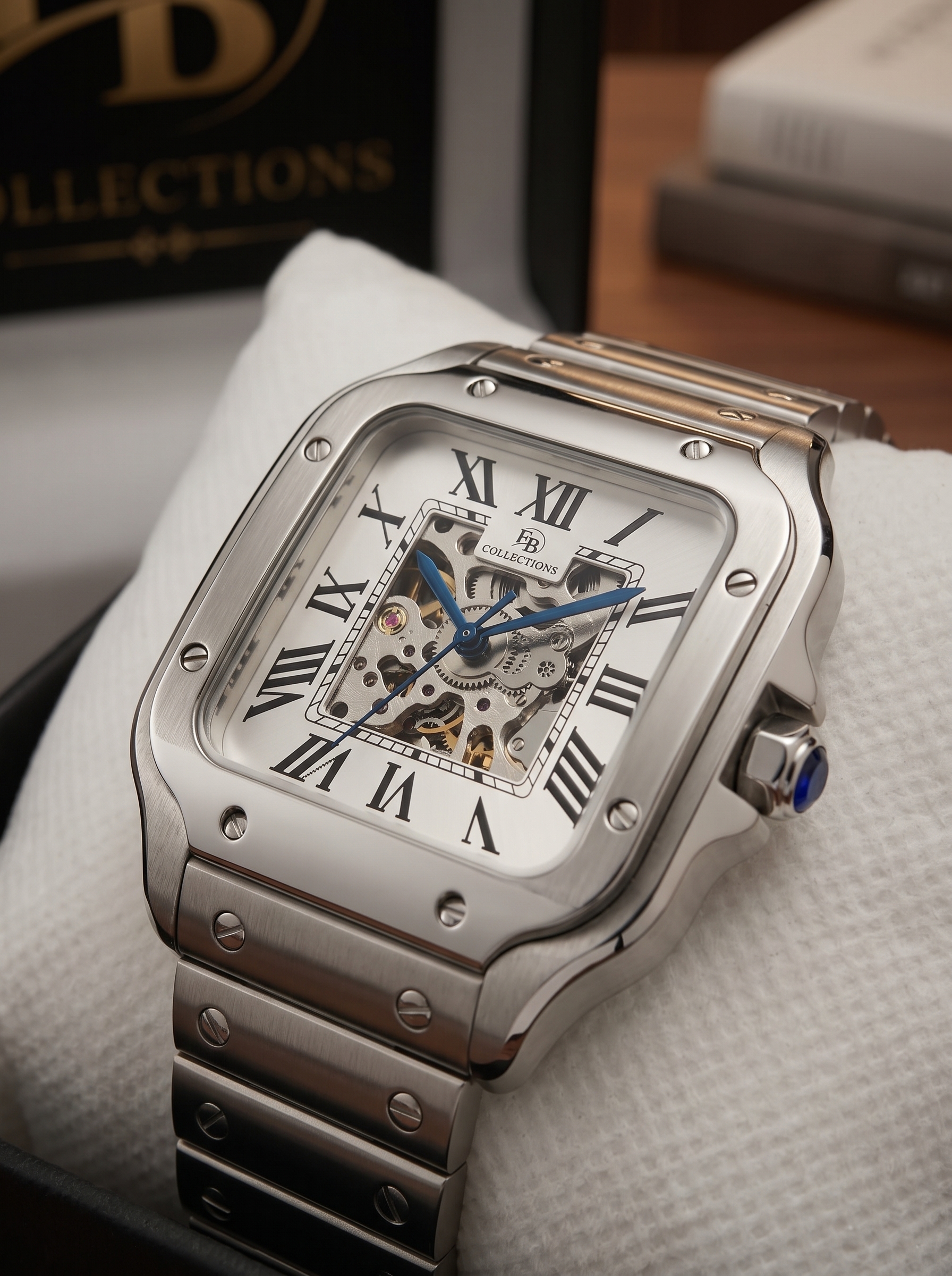 CASIRUI Automatic Skeleton Chain Watch view 3