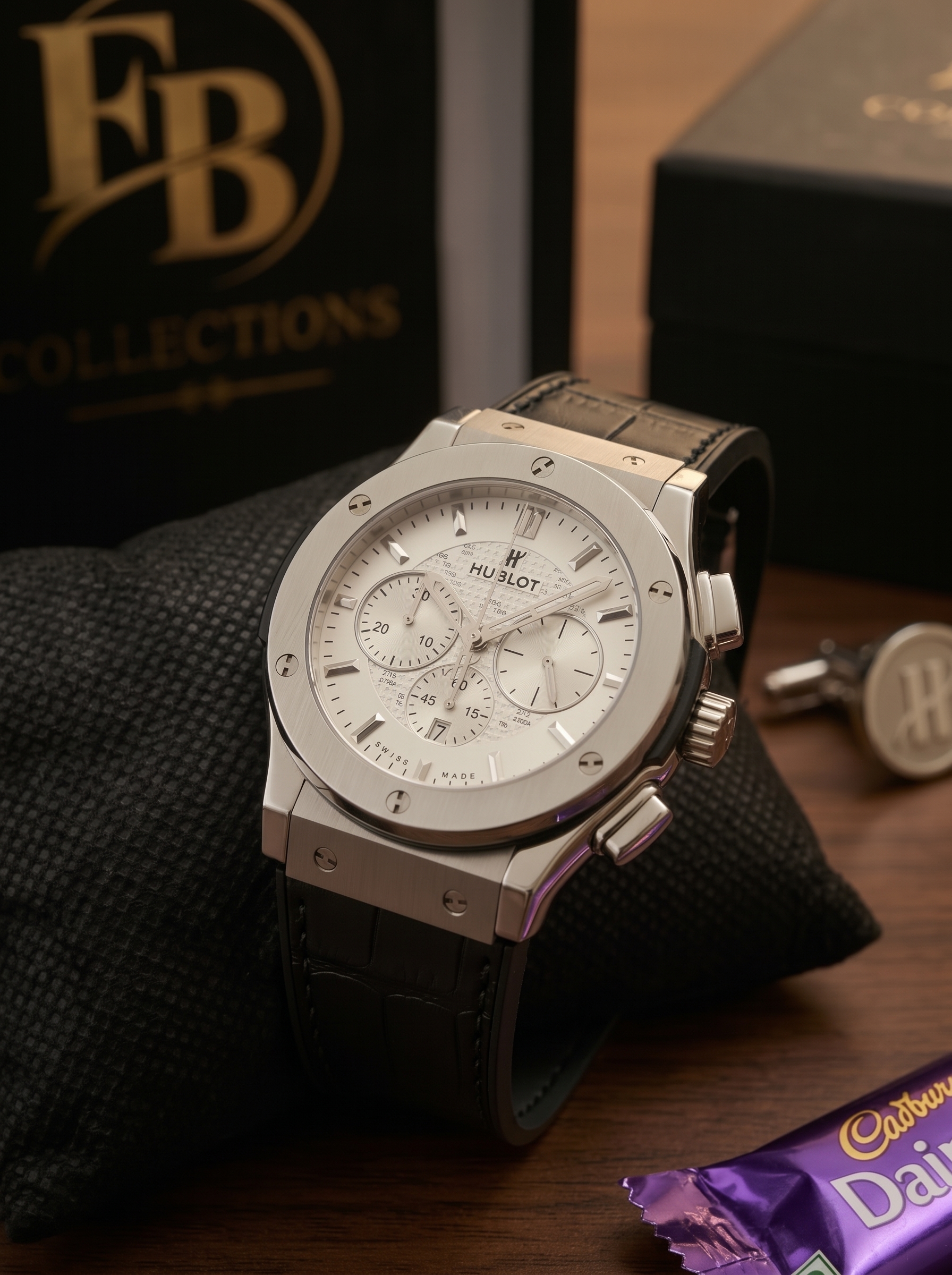 Hublot Classic Fusion Wrist Watch for Men view 3